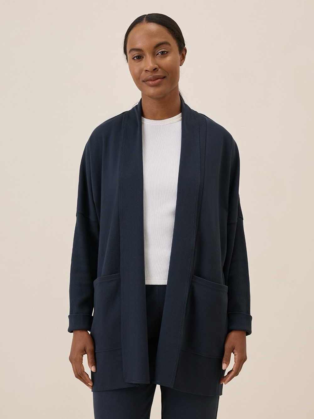 Pact Airplane Wrap Cardigan